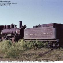 Red River & Gulf Railroad #300 - 1953